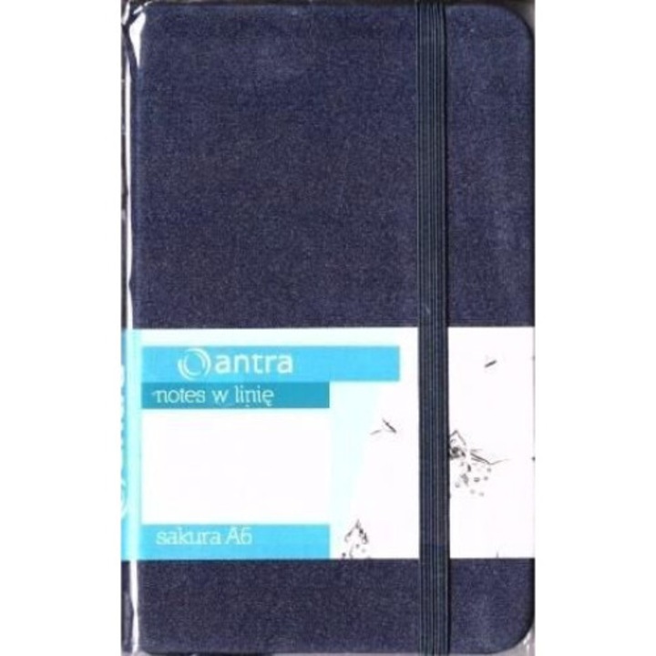 Agenda A6, Antra, Liniata, 105 x 148 mm, Bleumarin
