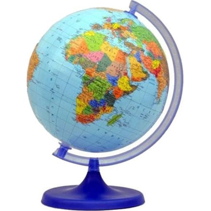 Glob pamantesc politic, Zachem, Plastic, 3+, Multicolor