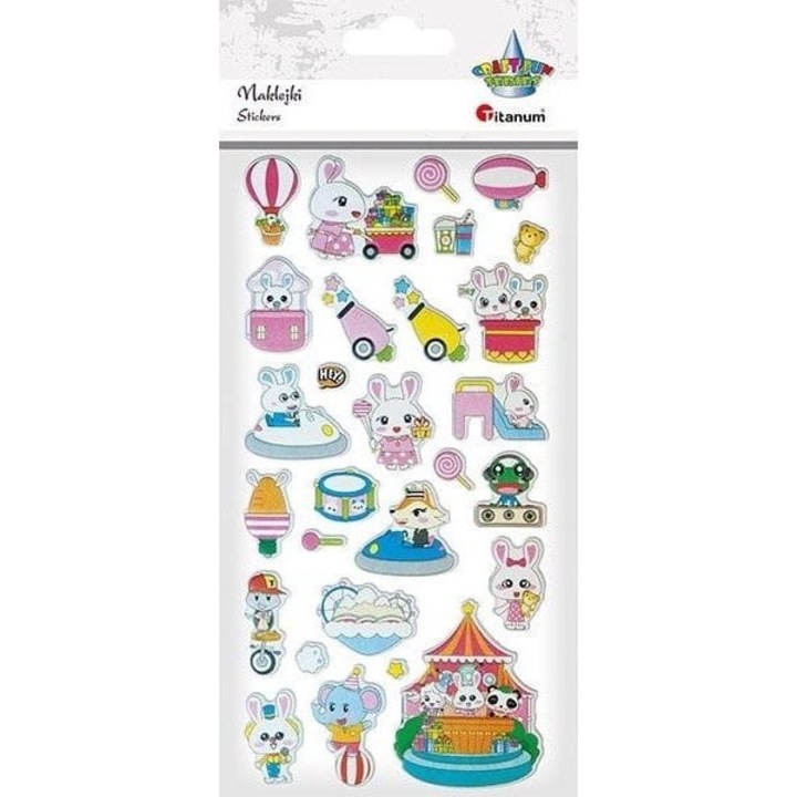 28 db-os matrica készlet, titán, többszínű