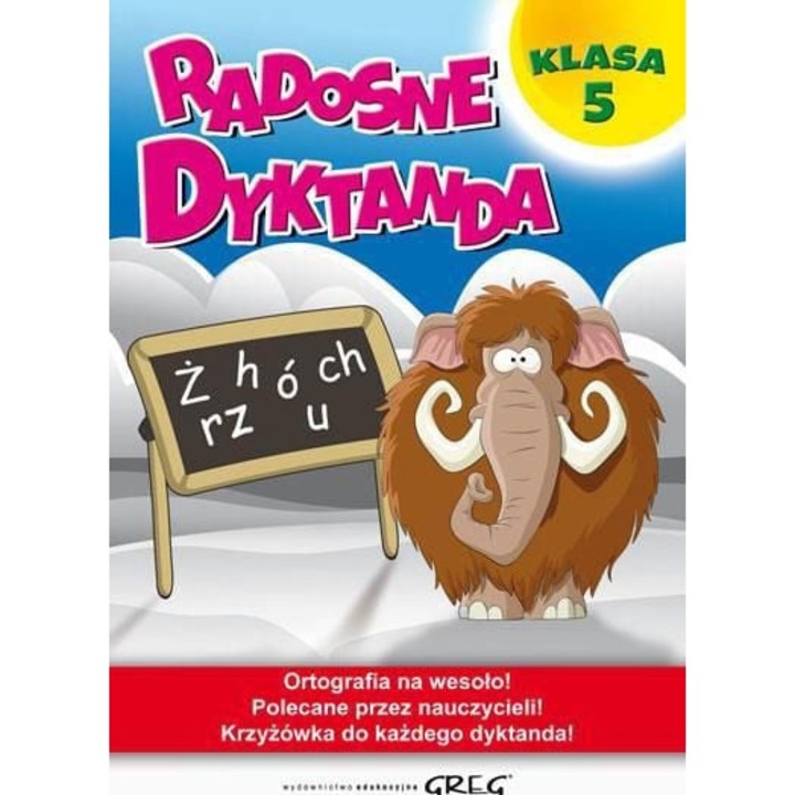 Radosne dyktanda. Klasa 5, Joanna Zawadzka
