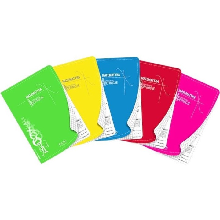 Set 5 caiete, Gatis, Matematica, A5, 60 file, Multicolor