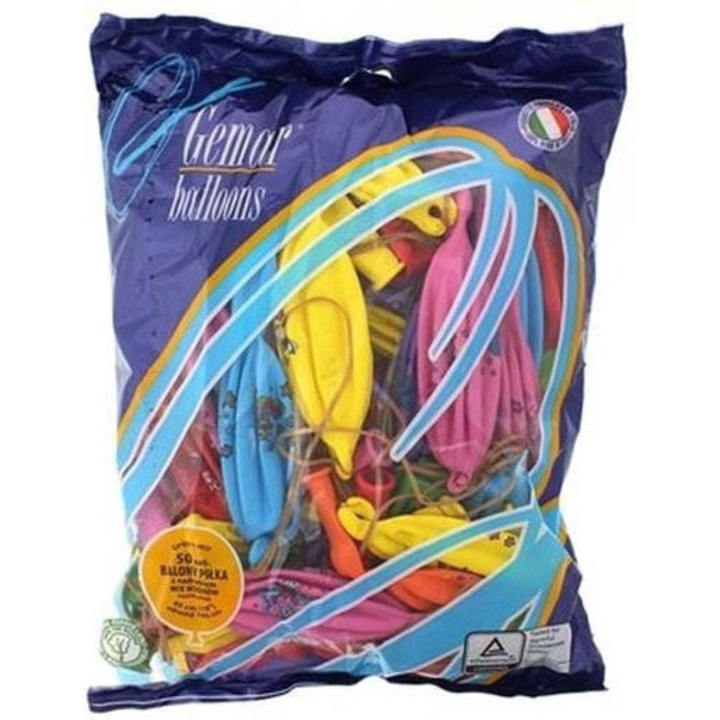 Комплект от 50 балона, GoDan, Многоцветни