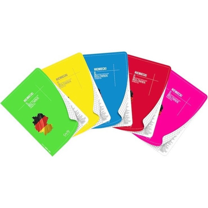 Set 5 caiete, Gatis, A5, 60 File, Multicolor