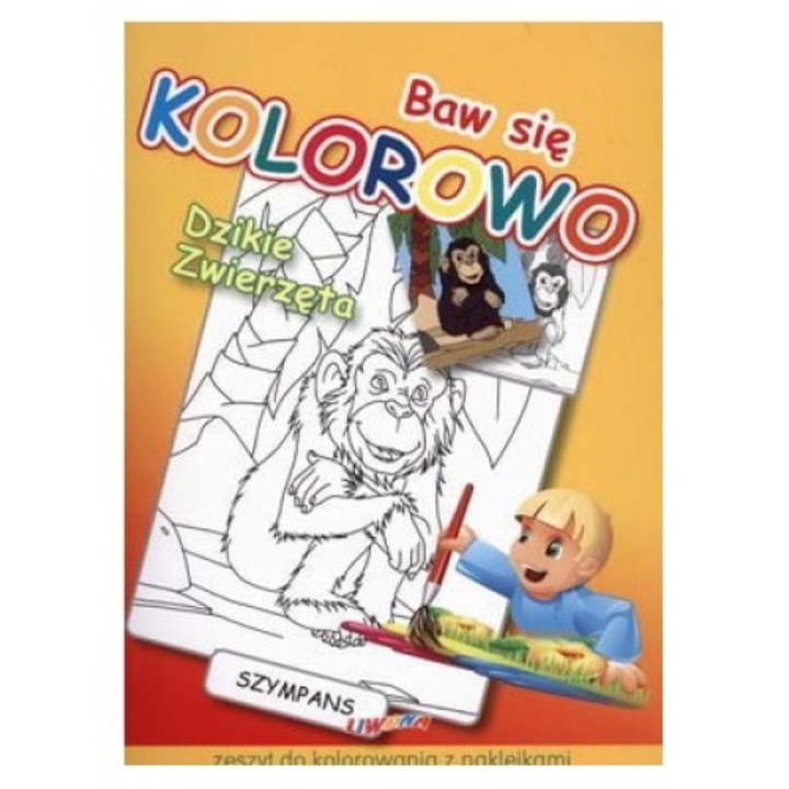 Carte de colorat, Liwona, Multicolor