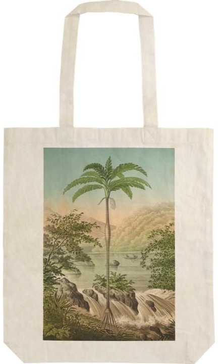 Чанта, Skona Ting, памук, модел на палмово дърво