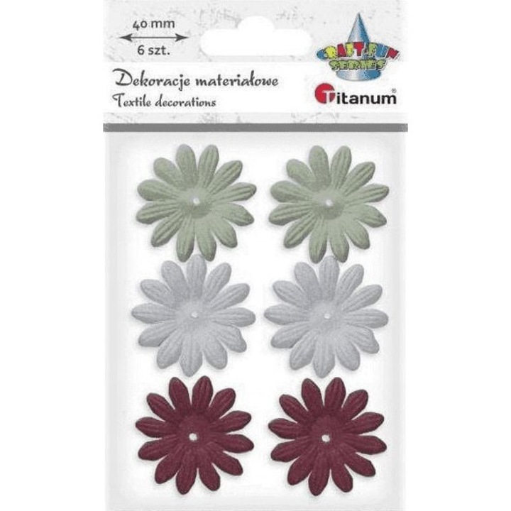 Set flori 3D, Titanum, Multicolor