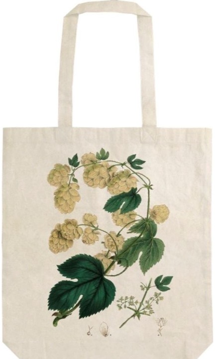 Bevásárlótáska, Skona Ting, Pamut, Növényes minta
