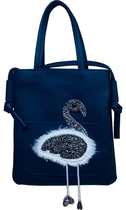 Női táska, Fresh, Textil, Mintás, Sötétkék