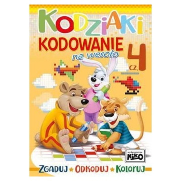 Szórakoztató kódolókönyv, NIKO, többszínű