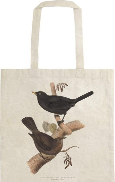 Чанта Skona Ting, Памук, Птичи модел