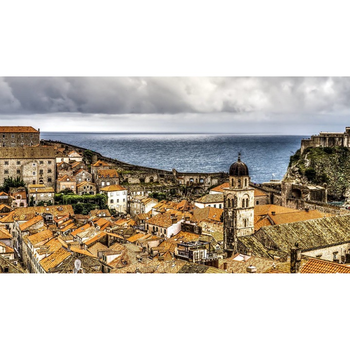 PVC öntapadós tapéta - Óváros Horvátországból, 100 x 150 cm