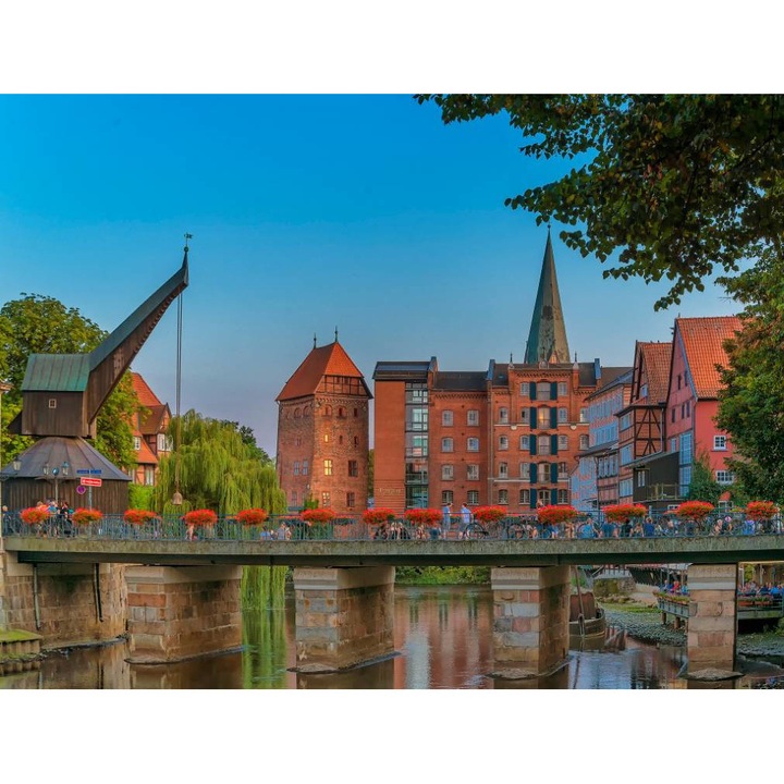 PVC öntapadó tapéta - The Historic Port of Lunenbug, 100 x 150 cm
