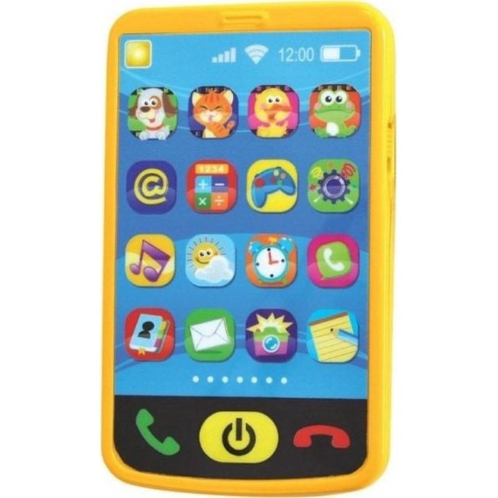 Interaktív telefon típusú játék, Playgo, műanyag, többszínű