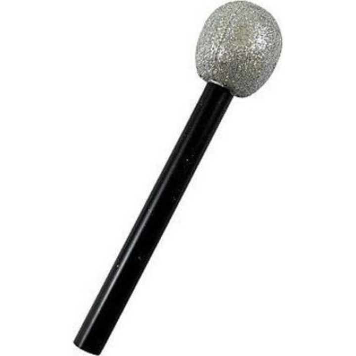 Játékmikrofon, Godan, műanyag, fekete/ezüst