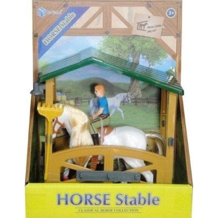 Baba és ló készlet, SWEDE, Műanyag, 3+ év, Többszínű