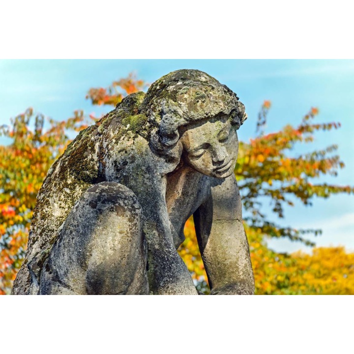 Öntapadó PVC tapéta - Lányszobor, 100 x 150 cm