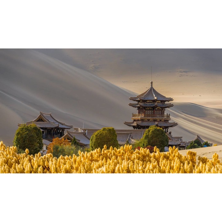 Öntapadó PVC tapéta - Asian Temple, 100 x 150 cm