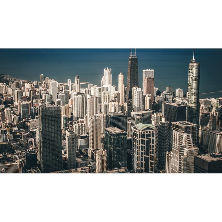 Öntapadó PVC tapéta - Zagrienori In Chicago, 100 x 150 cm