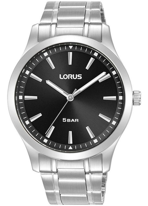 Ceas barbati, Lorus, Inox, Argintiu
