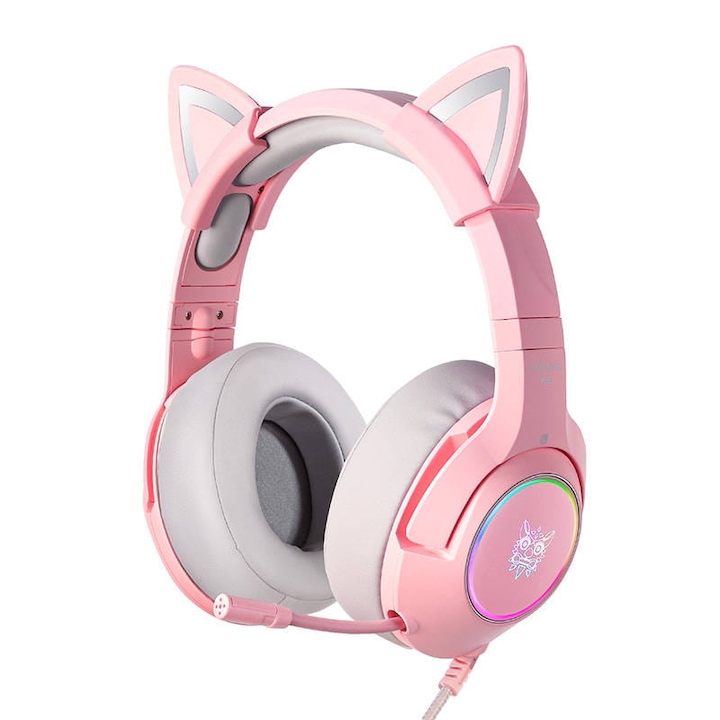 Геймърски слушалки Onikuma Розови