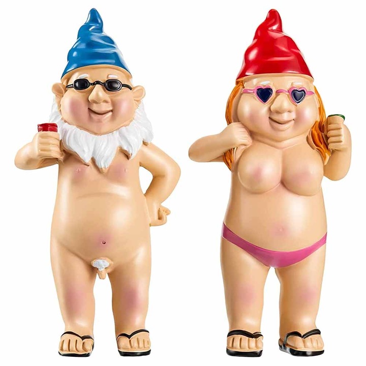 Set 2 pitici gradina, Rasina, Multicolor