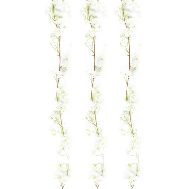 Dísznövények, QttvbTna, cseresznyevirágok, fehér