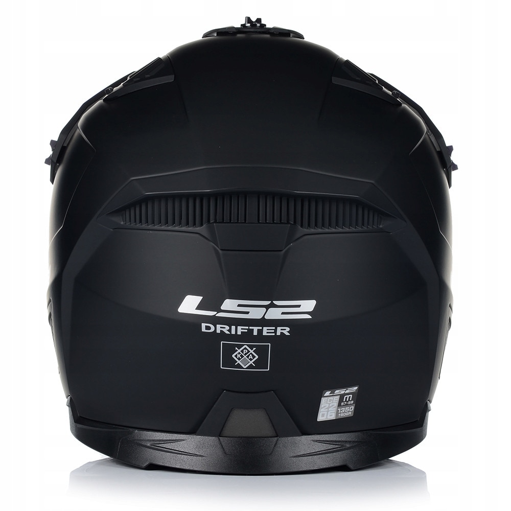 Casca moto, LS2 OF606 DRIFTER, Negru, Sistem Ventilatie, KPA, ECE