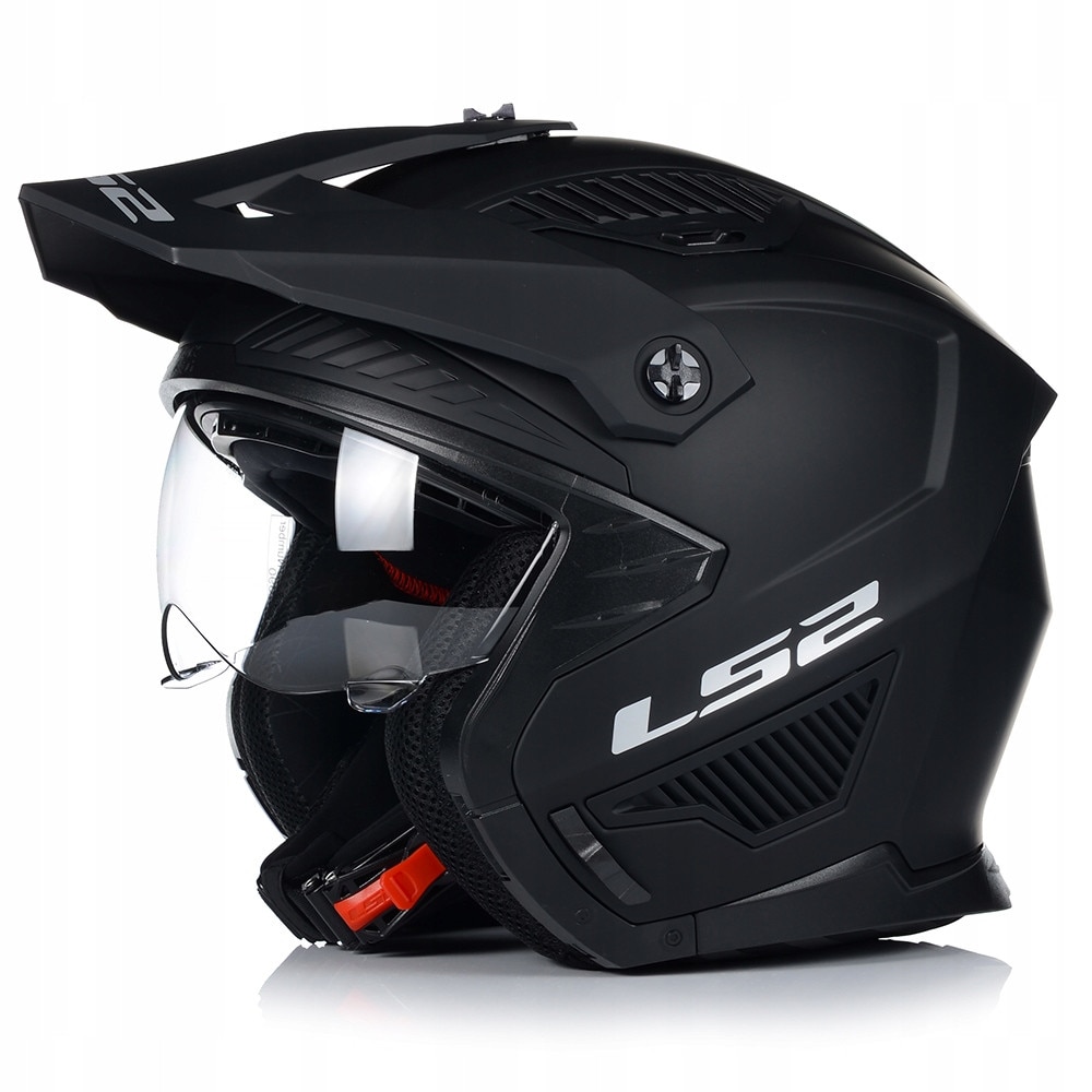 Casca moto, LS2 OF606, Negru Matt, Protectie UV, ABS, ECE 22.06, S