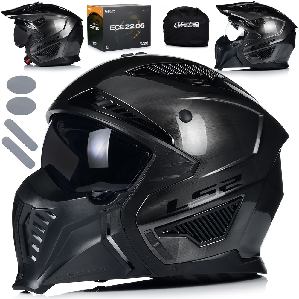 ICON AIRFLITE SKULL 18 フルフェイス ヘルメット 2XL Casca moto Icon Airflite Skull 18, 2XL - eMAG.ro