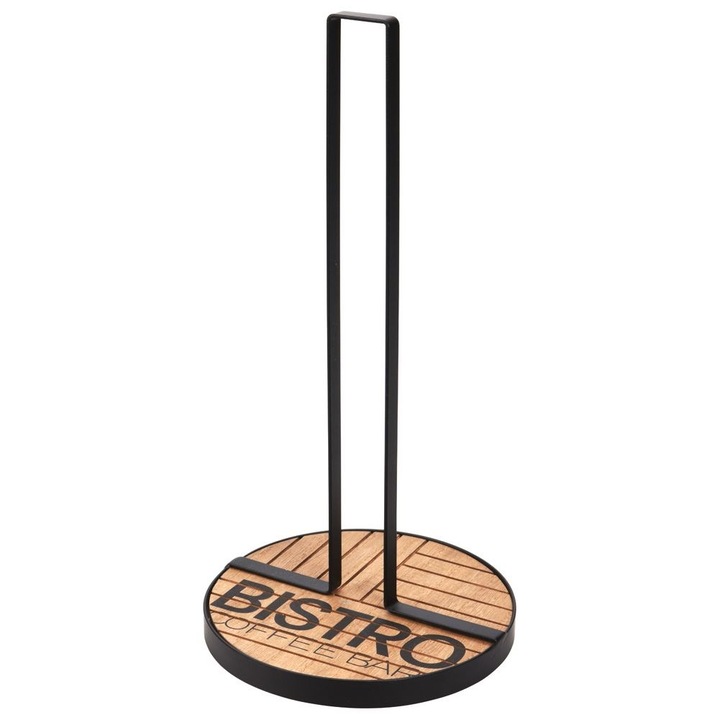 Поставка за хартиени кърпи, Vilde, Метална, Черна