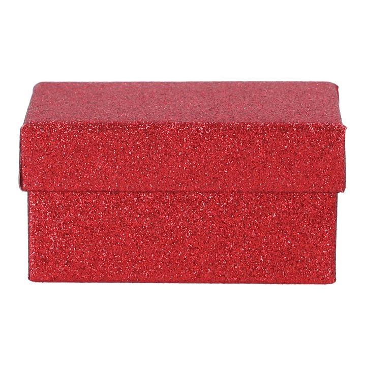 Подаръчна кутия, Картон, 11 x 7,5 x 5,5 cm, Червена
