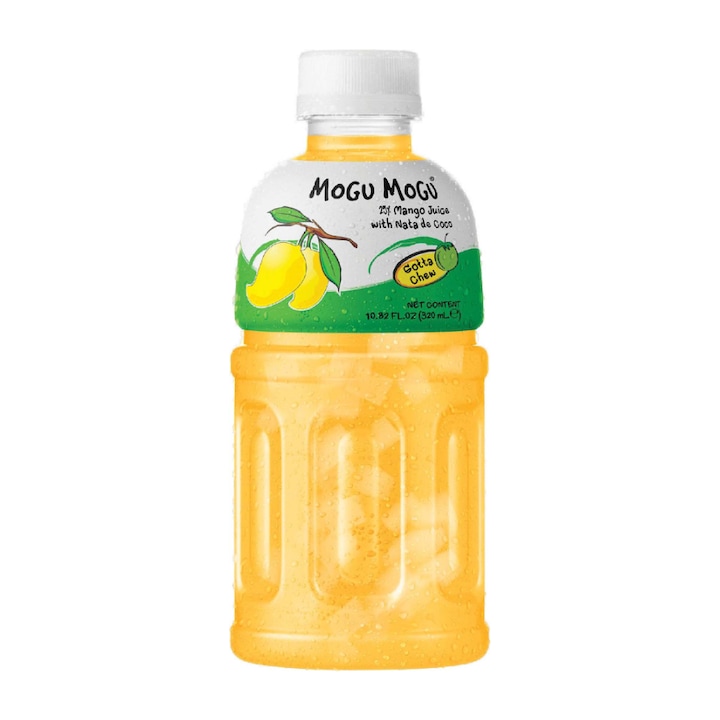 Bautura racoritoare cu pulpa, Mogu Mogu, Aroma de mango, 320ml