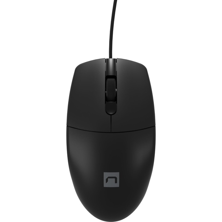 Мишка Natec Ruff Plus, Черен, USB