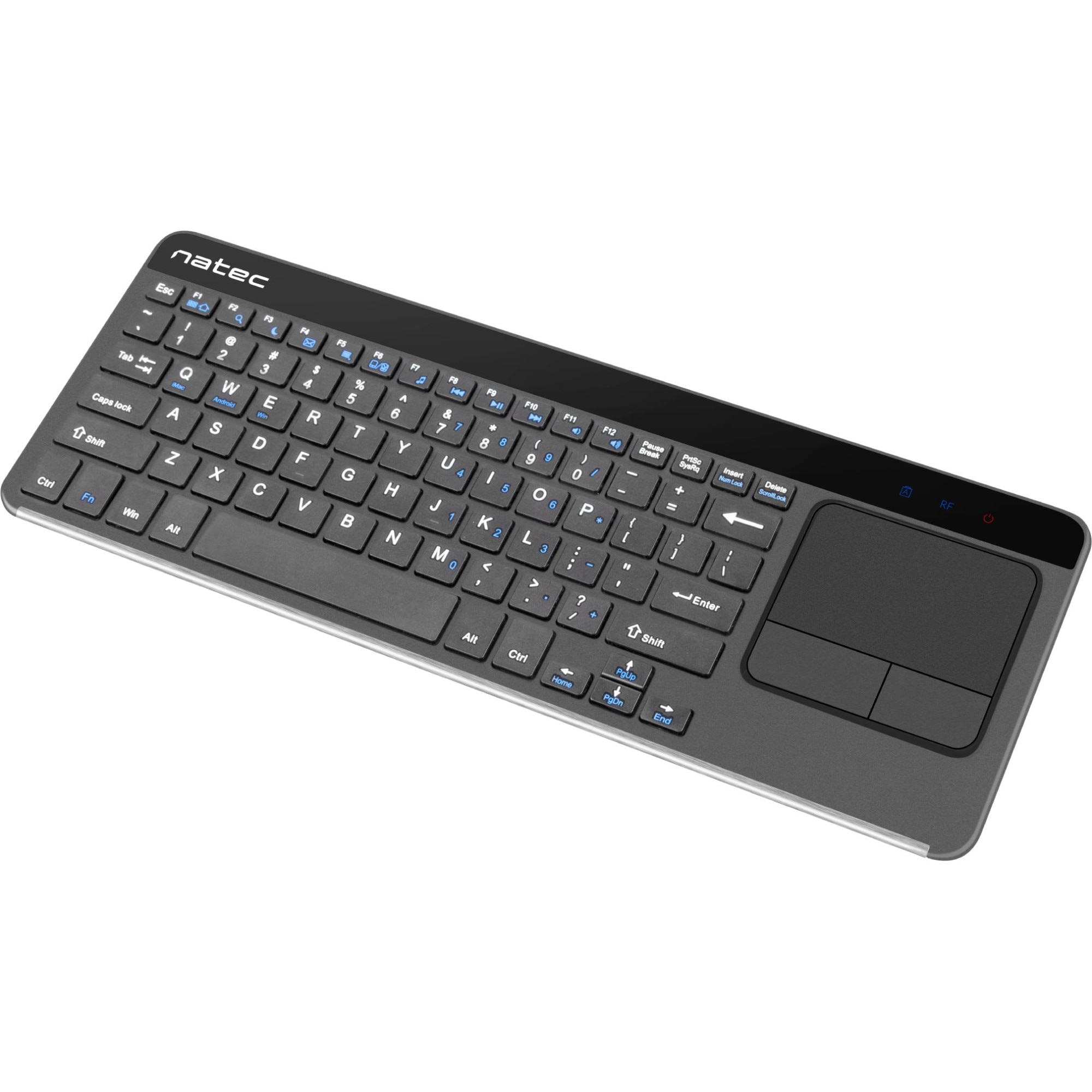 Безжична клавиатура Natec Turbot, Черен, USB - eMAG.bg
