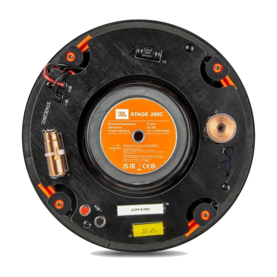 Difuzor de instalare pe tavan JBL STAGE 280C, 2 cai, 200mm, Alb