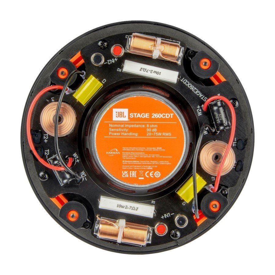 Difuzor de instalare in tavan JBL STAGE 260CDT, 2 cai, 165mm, Negru
