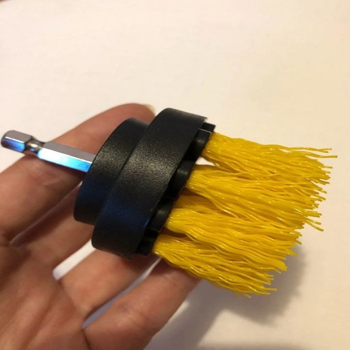 Set de 3 perii pentru bormasina, ustensile pentru masina de gaurit, Drillbrush