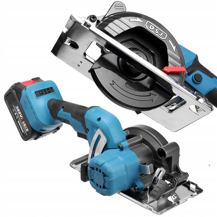 Ferastrau circular fara fir, Rosfix, Multicolor