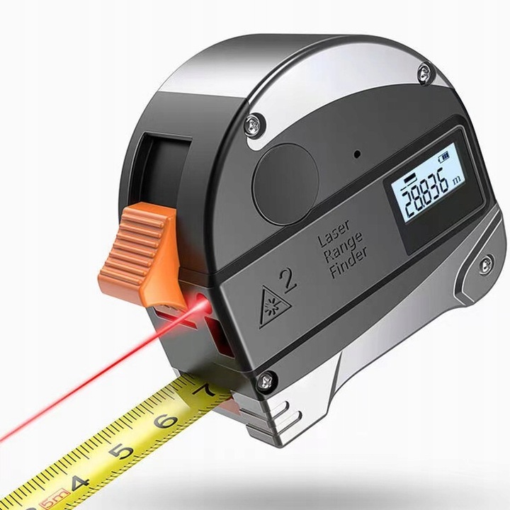Telemetru cu laser, Rosfix, Digital, Negru