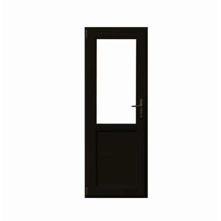 Usa Pvc, Tamistef, 5 camere, 1 canat, black brown, de exterior, deschidere exterior stanga, 900x2000 mm