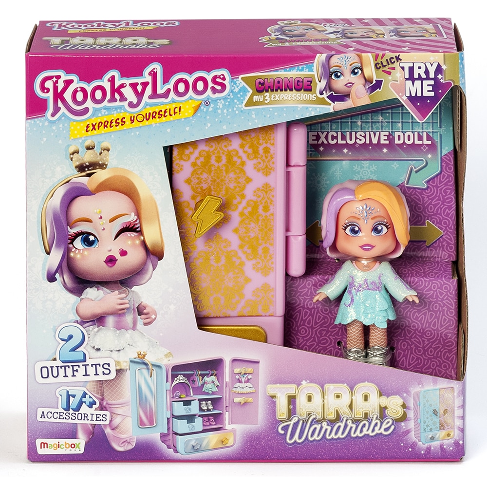 KOOKYLOOS Mel Schrank Set – Sammlerfigur PKLSP114IN80, Exklusives Puppen-Accessoire Für Fans & Sammler