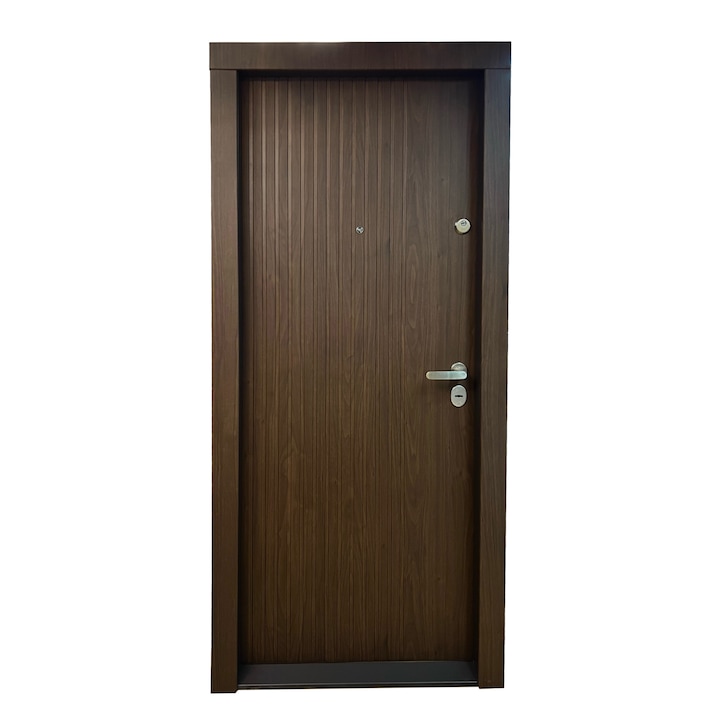 Usa metalica apartament, izolatie 34 db, Maco U17 Nuc Inchis, 202 x 88 x 13 cm