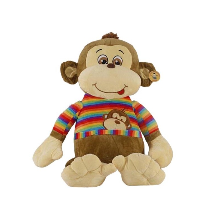 Плюшена маймуна, 53 х 88 см, Многоцветна