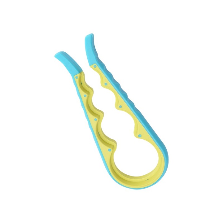 Desfacator pentru borcane si sticle, universal, portabil, 4 tipuri de dimensiuni, material plastic rezistent, dimensiune 23.1 cm