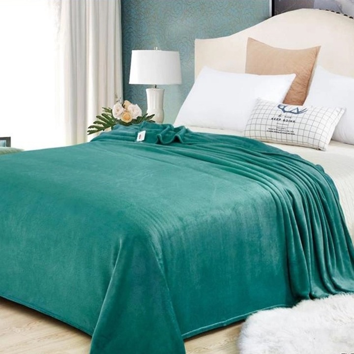 Одеяло Cocolino за двойно легло, Emerald Green, 200X230см