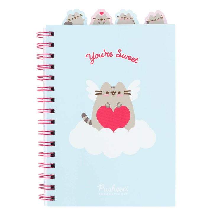 Carnet cu separatoare - Pusheen - Pusheen Love, Bleu