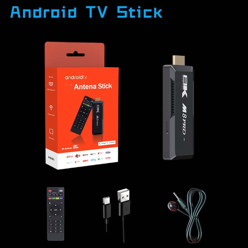 Android TV Stick 4K Allwinner H313 Quad Core-Wi-Fi de doble banda