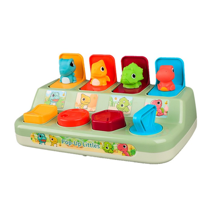 Jucarie peek-a-boo pentru copii, 27x16x12cm, +18luni, Multicolor