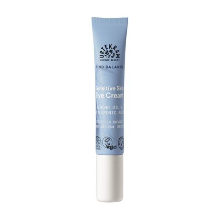 Хидратиращ крем за околоочен контур без аромат, Urtekram 15 мл