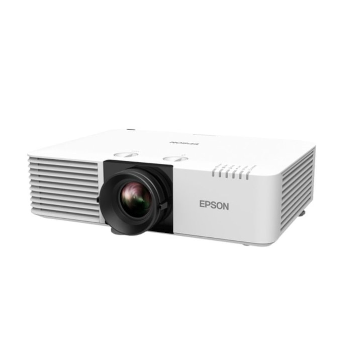 Видео проектор Epson EB-L570U, 1920 x 1200 пиксела, 16:10, 5200 lm, 3LCD, 20000 ч, Wi-Fi, Бял